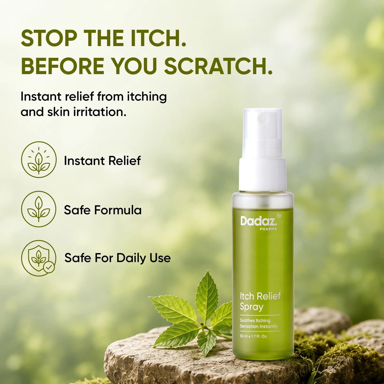 Itch Relief Spray and Hair Serum