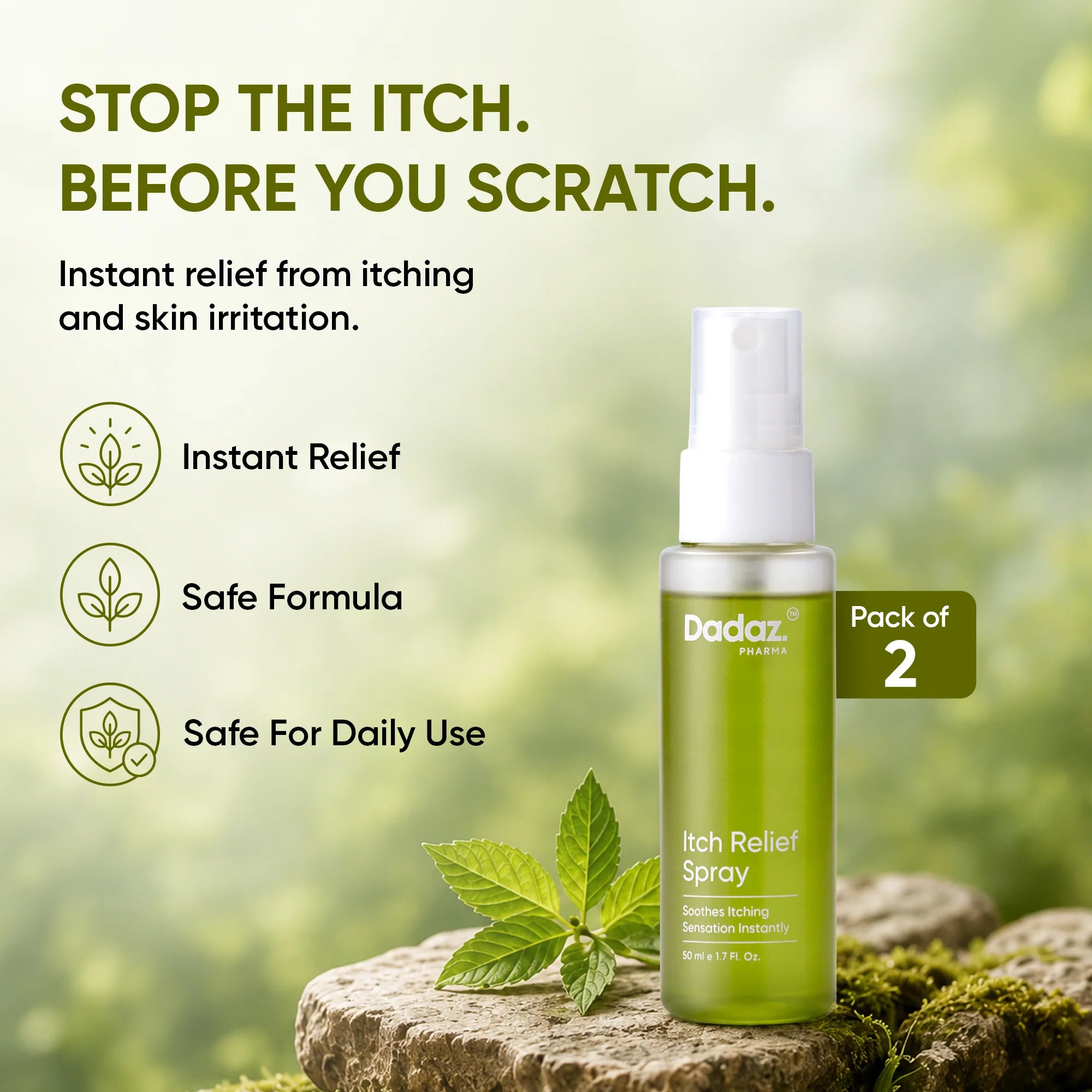 Dadaz Pharma Itch Relief Spray