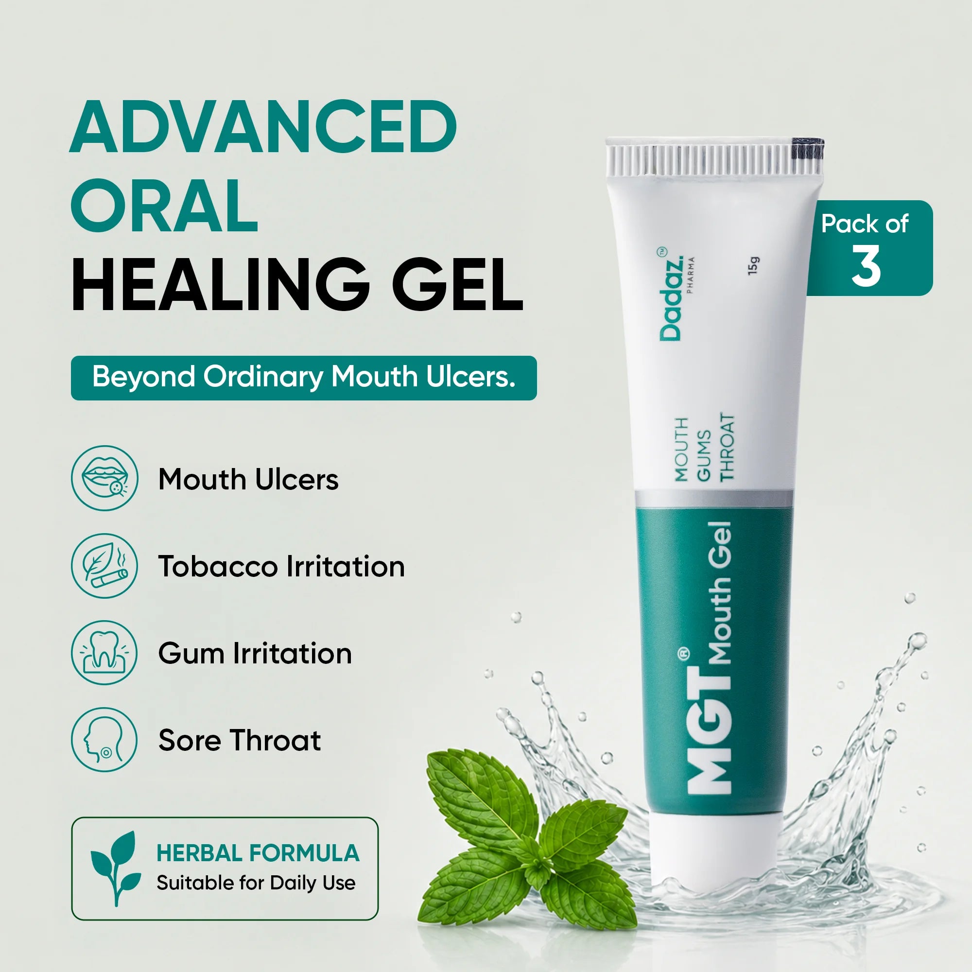 Dadaz Pharma MGT Mouth Gel
