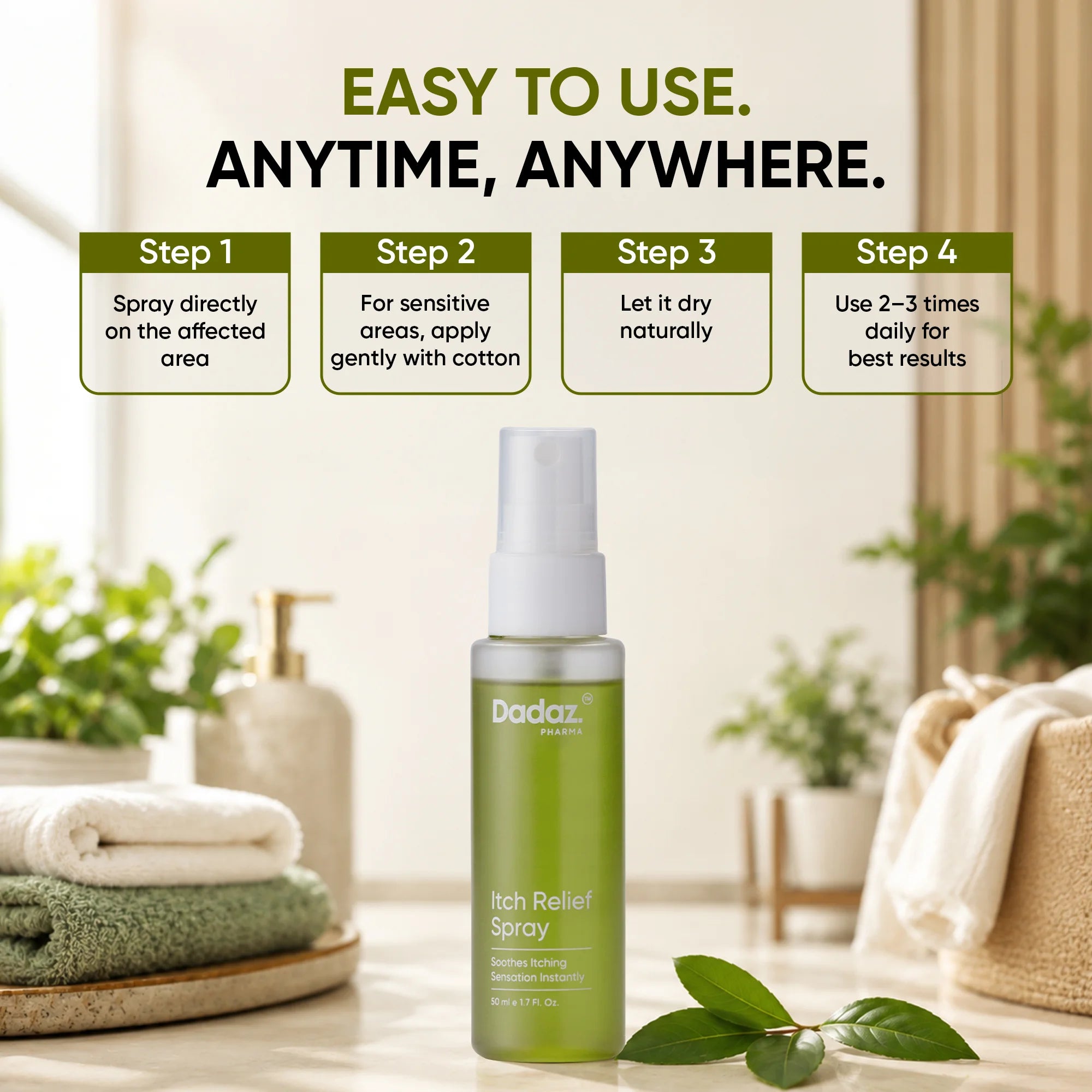 Dadaz Pharma Itch Relief Spray
